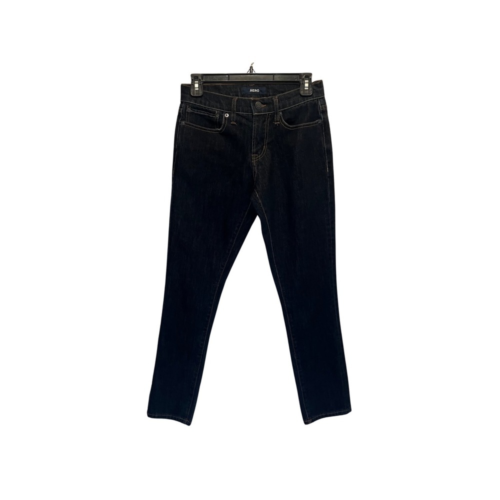 Aeropostale Skinny Jeans Midrise Dark Blue Denim Women Size 27/28